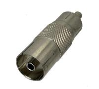 GUYTRM 1 pz Adattatore TV Jack femmina Spina maschio Connettore coassiale RF Terminali filo dritto F/M lingli
