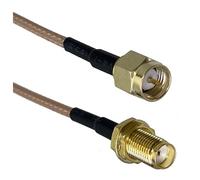 GUYTRM 1 pz Cavo SMA maschio a SMA femmina Bulkhead Nut RG316 Connettore Terminale RF Jumper Pigtail 7CM~5M lingli(7CM)