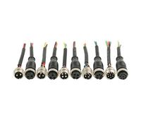 GUYTRM 1 pz GX16 2/3/4/5/6/8 pin cavo aeronautico M16 cavo segnale spina maschio/femmina telecamera auto/DVR e monitor CCTV 20 cm lingli(Female,8Pin)