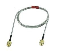 GUYTRM 1 pz Spina Maschio Spina RG405 0,086" Cavo Argento Semirigido Flessibile Pigtail 4 pollici~20 M Connettore RF lingli(12inch (30CM))