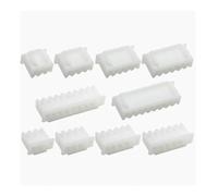 GUYTRM 100 pezzi XH2.54 Connettore Header Alloggiamento 2.54mm Terminale Guscio di Plastica Presa XH-2P/3P/4P/5P/6/7P/8P/9P/10P lingli(3P)