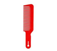 GUYTRM 1PC A Buon Mercato All'ingrosso Tagliatore di Capelli Pettine Barbiere Flat Top Pettini Parrucchiere Taglio Dei Capelli Strumento for Lo Styling Dropshipping lingli(Red)