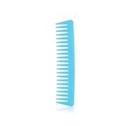 GUYTRM 1Pc Pettine arricciacapelli a denti larghi Pettine for capelli antistatico Doppio lato Spazzola for lisciare la casa Parrucchiere Salone di plastica Trimmer Pettine lingli(SKY BLUE)