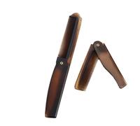 GUYTRM 1Pc Pettine for capelli pieghevole Pettine tascabile portatile Pettine for barba con olio for uomo Spazzola for la cura dei capelli pieghevole da viaggio Strumenti for lo styling del barbiere l