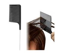 GUYTRM 1Pc Spazzola for lo styling dei capelli Pettine for evidenziare a punta Parrucchiere Barbiere Professionale Pettini for tintura a punti Cura della tintura dei capelli Spazzola for capelli Y0607