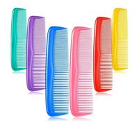 GUYTRM 3 pezzi pettini for capelli antistatici mini spazzola for capelli a doppio lato pettine for barba pettine for barbiere strumenti for lo styling dei capelli accessori for saloni lingli(Mix color