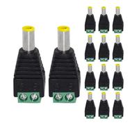 GUYTRM 5/20/100 pezzi Spina di alimentazione 5,5 * 2,1 mm (tipo di fissaggio a vite) Adattatore for spina che non necessita di saldatura lingli(5.5x2.1MM,20pcs)