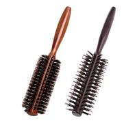 GUYTRM 6 tipi di setola di cinghiale naturale spazzola rotante pettine for capelli dritto in twill botte tonda che soffia arricciatura strumento for lo styling for parrucchieri fai da te lingli(Model-