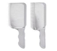 GUYTRM Barbiere Dissolvenza Pettini Taglio Dei Capelli Posizionamento Pettine Clipper Uomini Flat Top Pettine for Capelli for Principianti Barbiere Pet Styling Strumento lingli