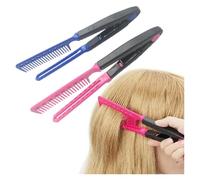 GUYTRM Parrucchiere Strumento liscio Tenere Pinze Strumenti for lo styling dei capelli for le donne Spazzola for capelli Raddrizzatore 1PC Utile Capelli Raddrizzare il pettine del salone lingli