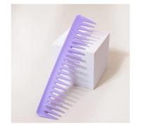 GUYTRM Pettine districante for capelli grande da 1/4 pezzi, dente largo for capelli ricci e asciutti e bagnati, pettine for shampoo for styling con manico lingli(DuoCaiKuanChiShu-Zi)