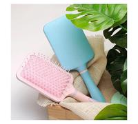 GUYTRM Pettine districante for cuoio capelluto, spazzola for capelli, pettine a paletta for capelli ricci e aggrovigliati (azzurro). lingli(Rosa)