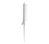 GUYTRM Pettine for capelli con clip multifunzione Punti salienti della sezione Pettine for styling dei capelli con coda di capelli Pettine pratico for tagliare i capelli in plastica lingli(Gris)