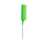 GUYTRM Pettine for parrucchiere a punta coda Pettine for tintura Divisorio for capelli Pettine for evidenziazione su due lati Parrucchiere Taglio di capelli Pettini for styling lingli(Steel needle gre