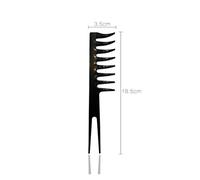 GUYTRM Pettini for capelli a testa piatta Pettine for capelli antistatico Pettini da taglio for spazzola da parrucchiere for strumenti for lo styling del barbiere lingli(Model 50036)