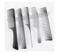 GUYTRM Set di pettini professionali da 5 pezzi - Pettini a coda Fine Pro Pettine for capelli Pettine for styling Accessori for barbiere Pettine for capelli Pettine for barbiere lingli(Transparent Gray