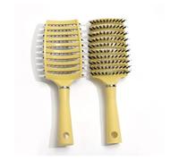 GUYTRM Spazzola for capelli for massaggio del cuoio capelluto, setole in nylon, spazzola for capelli ricci bagnati, districante for salone, strumento for lo styling professionale for parrucchiere ling