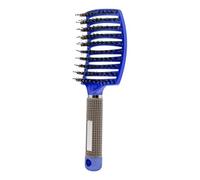 GUYTRM Spazzola for capelli Pettine for capelli Spazzola for capelli districante Setola e nylon Donne Pettine for massaggio bagnato Ricci Parrucchiere Strumenti for lo styling lingli(C)