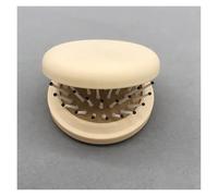 GUYTRM Specchio for trucco pieghevole portatile da 1 pezzo con pettine for massaggio a cuscino d'aria - Multifunzionale e comodo for i viaggi e l'uso all'aperto lingli(Beige)