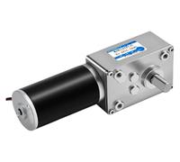 GUYU Gear Motor 5840-31ZY DC 12V 24V Reduction Large Torque High Power 2-70kg 7RPM-470RPM Worm Reversed YUGU(16 Rpm,24V)