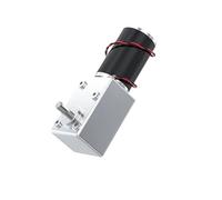 GUYU Gear Motor 5882-50ZY Turbo Worm DC 12V24V Forward and Reverse 1.5RPM~440RPM High Torque Low Speed Brushed YUGU(12V Bracket Motor,3RPM)