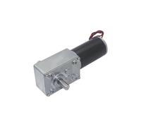 GUYU Gear Motor DC12V 24V Powerful Torque Gearmotor Turbo Worm Geared Dual Shaft High Power Wear-Resistant Reversed YUGU(24V,260 RPM)
