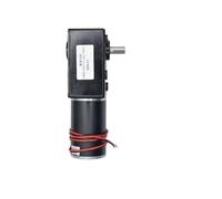 GUYU Gear Motor DC12V 24V Strong Torque Gearmotor Metal Turbo Worm Gearbox Engine Reversed Low Speed 250kg.cm Self-Lock DC YUGU(12V 11 RPM)