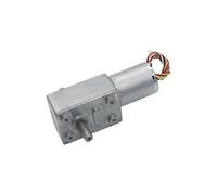GUYU Gear Motor Dual Shaft Worm Gearbox Brushless PWM Speed Control Encoder Feedback CW CCW Driver Low Noise Long Life BLDC YUGU(12V,150 RPM)