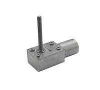 GUYU Gear Motor High Torque Silent 6V 12V 24V DC Worm Geared 6mm*150mm Lead Screw Shaft Self-Lock YUGU(24V,10 RPM)