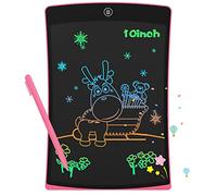 GUYUCOM Lavagna Cancellabile Bambini 10 Pollici, Magnetica Luminosa per Disegnare, Magica, Giochi 3 - 10 Anni(Rosa)