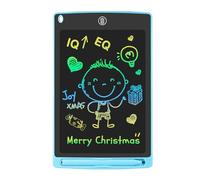 GUYUCOM Lavagna per Bambini LCD, Tavoletta per Scrittura Elettronica da 8,5 Pollici con Funzione di Blocco, Disegno per Doodle Cancellabile per Giocattoli per Bambini Regali di Compleanno (Blu)