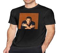 GUYUNTI Ben Affleck Men's Short-Sleeve Cool Novelty Design Graphic T-Shirts T-Shirt Black L