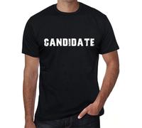 GUYUNTI Candidate Mens Vintage Printed T-Shirt Black S T-Shirt Black XXL