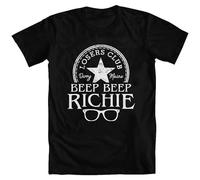 GUYUNTI Stephen King's It Inspired ''Beep Beep Richie'' Losers Club Men's T Shirt T-Shirt Black L