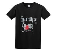 GUYUNTI The Distillers Bloody Guitar Band 2004 NOS Simplicity College Style Style Super Soft Grinding T-Shirt Black S