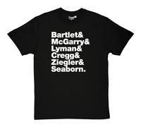 GUYUNTI The West Wing Line Up En'S T Shirt Men's Black S