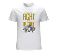 GUYUNTI Ward Vs Gatti Retro Style Boxing T Shirt Men's White XL