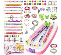 GUYUWE Kit per Braccialetti Ragazza, DIY Kit di Braccialetti dell'Amicizia per Bambina, Crea Braccialetti Bambina per ragazze dai 8 ai 12 anni Bambina Regalo Compleanno