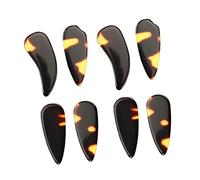 Guzheng Finger Picks - 8 coperture per unghie per Guzheng, leggere e durevoli, proteggono le dita da lesioni per musicisti e amanti degli strumenti