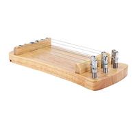 Guzheng Finger Trainer Mini Strumento Musicale in Legno a 6 Corde per Esercitarsi con la Diteggiatura