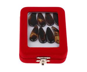 Guzheng - Set di 1 plettri per dita con scanalatura e chiodi ad arco Gu Zheng, grandi