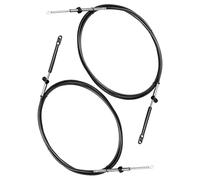 GUZIKO Cavi di controllo del motore fuoribordo da 3 m, cavi dell'acceleratore e del cambio, adatti per motori fuoribordo Mercury MerCruiser Marine Force 881170AXX, scatola di controllo, 2 cavi per