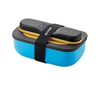 Guzzini 1711 Set Lunch Box Con Posate Da Viaggio, Multicolore, 20 x 12 x 10 Cm