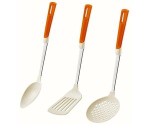 Guzzini 22860045 Set mestolo, Paletta e schiumarola, 3 Pezzi