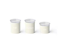 GUZZINI 3 BARATTOLI TONDI BIANCHI CHEF LINE Assortiti 274082156