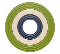 Guzzini Set 3 Sottopentole 3in1 Ring – Multicolore (Verde, Beige, Blu) Ø18 x h1 cm