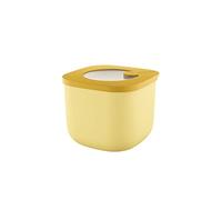 Guzzini 8008392306627 Kitchen Active Design Contenitori Ermetici Alti per Frigo, Freezer e Microonde, Giallo, 12.2 x 12.2 x 9.8 cm