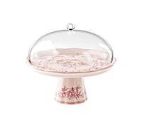 GUZZINI Alzata con Campana Melamina Josephine D 30,4 Cm Table Decor Rosa Polvere