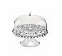GUZZINI Alzata con Campana Tiffany Piccola Trasparente 30cm