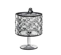 Guzzini Alzata Piccola con Coperchio Love, Grigio Cielo, Ø11 x h16.7 cm